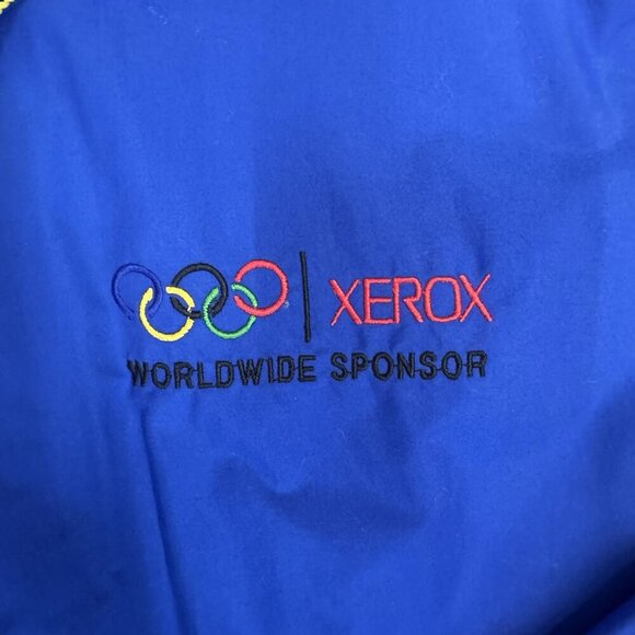 USA OLYMPICS Jacket XEROX Swingster Worldwide Sponsor USA Made XL With Tags - Picture 3 of 6